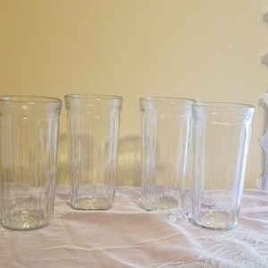 Vintage jelly jar glasses